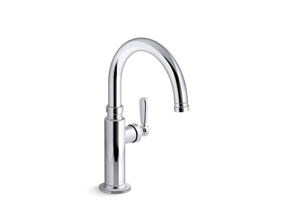 KOHLER K-28357 Edalyn by Studio McGee Single-handle bar sink faucet, polished chrome