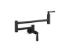 KOHLER K-28359 Edalyn by Studio McGee Wall-mount pot filler, matte black
