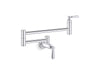 KOHLER K-28359 Edalyn by Studio McGee Wall-mount pot filler, polished chrome