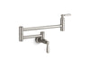 KOHLER K-28359 Edalyn by Studio McGee Wall-mount pot filler, vibrant stainless
