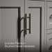 KOHLER K-28383-ASB Quo 48" Bathroom Vanity Cabinet with Sink and Quartz Top, Mohair Grey - Detail image of a product feature