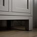 KOHLER K-28383-ASB Quo 48" Bathroom Vanity Cabinet with Sink and Quartz Top, Mohair Grey - Detail image of a product feature