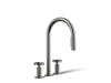 KOHLER K-28671-9 Billet Pull-down kitchen sink faucet with two-function sprayhead, vibrant titanium