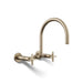KOHLER K-28672-3 Billet Two-hole wall-mount bridge kitchen sink faucet, vibrant brushed bronze - view 5