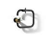 KOHLER K-28678-3 Billet Wall-mount pot filler, matte black with brushed moderne brass
