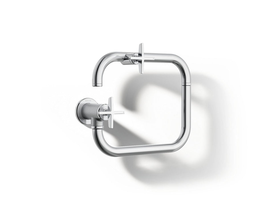KOHLER K-28678-3 Billet Wall-mount pot filler, polished chrome
