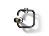 KOHLER K-28678-9 Billet Wall-mount pot filler, matte black with brushed moderne brass