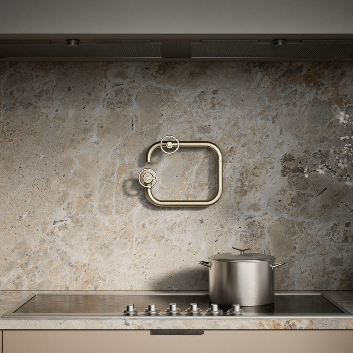 KOHLER K-28678-9 Billet Wall-mount pot filler, vibrant brushed bronze - view 4