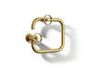 KOHLER K-28678-9 Billet Wall-mount pot filler, vibrant brushed moderne brass
