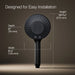 KOHLER K-28682 SpaViva™ Two-function Handshower with All-in-one Cleansing Device, 2.5 GPM, matte black - view 5