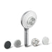 KOHLER K-28682 SpaViva™ Two-function Handshower with All-in-one Cleansing Device, 2.5 GPM, polished chrome