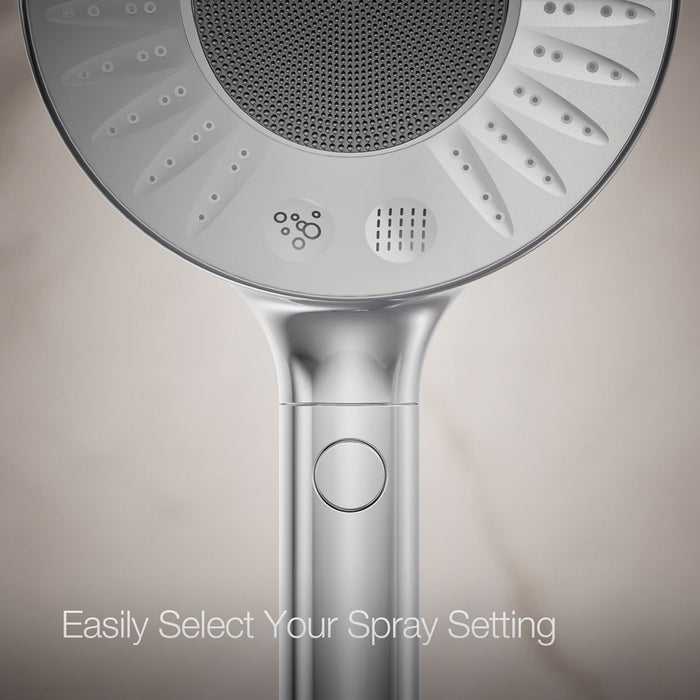 KOHLER K-28682 SpaViva™ Two-function Handshower with All-in-one Cleansing Device, 2.5 GPM, polished chrome - view 5