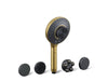 KOHLER K-28682 SpaViva™ Two-function Handshower with All-in-one Cleansing Device, 2.5 GPM, vibrant brushed moderne brass