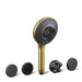 KOHLER K-28682 SpaViva™ Two-function Handshower with All-in-one Cleansing Device, 2.5 GPM, vibrant brushed moderne brass