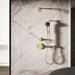 KOHLER K-28682 SpaViva™ Two-function Handshower with All-in-one Cleansing Device, 2.5 GPM, vibrant brushed moderne brass...
