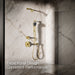 KOHLER K-28682 SpaViva™ Two-function Handshower with All-in-one Cleansing Device, 2.5 GPM, vibrant brushed moderne brass...