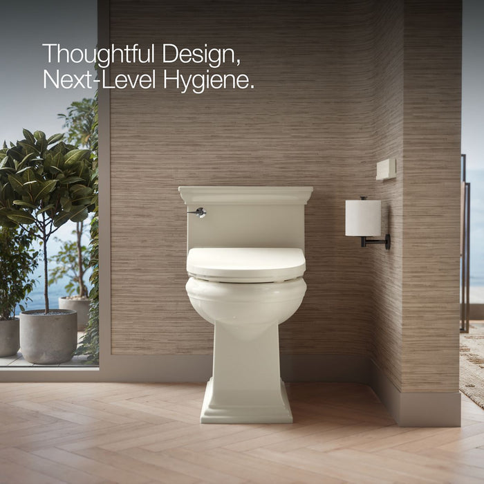 KOHLER K-28821 PureWash E930 Elongated bidet toilet seat with remote control, biscuit - view 4