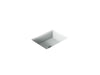 KOHLER K-2882 Verticyl 19-3/4" rectangular undermount bathroom sink, ice grey