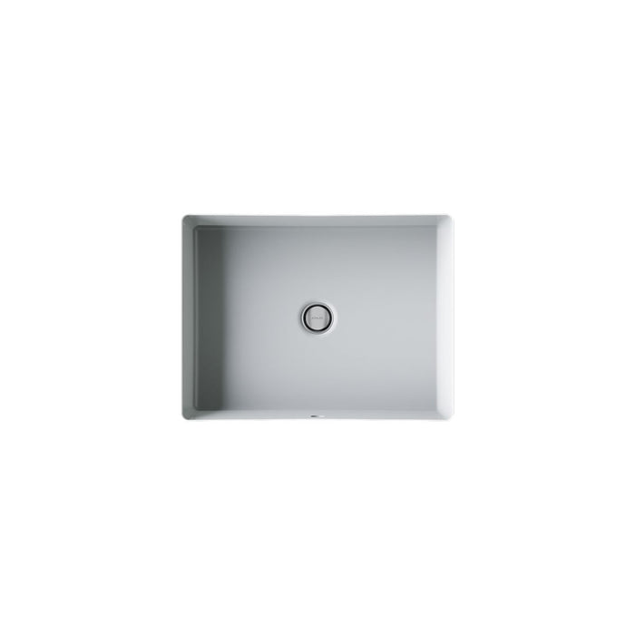 KOHLER K-2882 Verticyl 19-3/4" rectangular undermount bathroom sink, ice grey - view 3