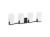 KOHLER K-28973-SC04 Honesty Four-light sconce, matte black