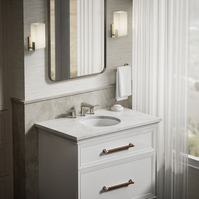 KOHLER K-29000 Caxton 16-1/4" round undermount bathroom sink, no overflow, white - view 4