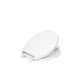 KOHLER K-29031-0 K-29031 Drift Tab ReadyLatch Quiet-Close Round-front Toilet Seat, white