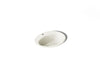 KOHLER K-2905-1 Farmington 19-1/4" Oval Drop-in Bathroom Sink, biscuit