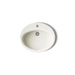 KOHLER K-2905-1 Farmington 19-1/4" Oval Drop-in Bathroom Sink, biscuit - view 3