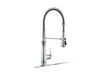 KOHLER K-29106 Bellera Semi-professional kitchen sink faucet with three-function sprayhead, polished chrome