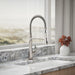 KOHLER K-29106 Bellera Semi-professional kitchen sink faucet with three-function sprayhead, vibrant stainless - view 3