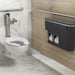 KOHLER K-29154-LWG Clean Haven Hygiene Station with Dual Toilet Paper Dispenser, Left Mount