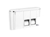 KOHLER K-29154-RWW Clean Haven Hygiene Station with Dual Toilet Paper Dispenser, Right Mount, Polished Chrome - 3/4 view of p