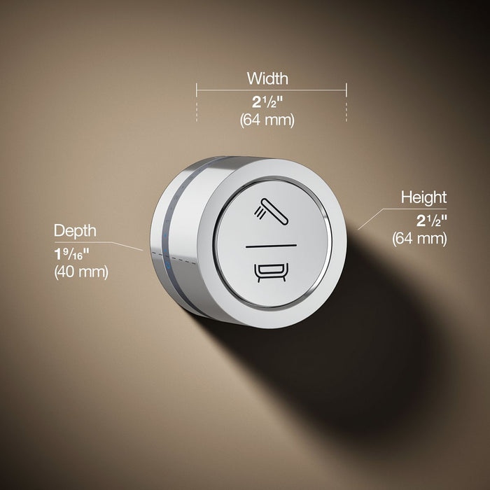 KOHLER K-29201 DTV Mode Wall-mount bath/shower digital interface, polished chrome - view 5