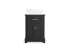 KOHLER K-29259-BD1 Charlemont 24" bathroom vanity cabinet with sink and quartz top, ferrous grey - view 4