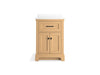 KOHLER K-29259-BD1 Charlemont 24" bathroom vanity cabinet with sink and quartz top, light oak - view 4