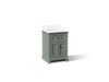KOHLER K-29259-BD1 Charlemont 24" bathroom vanity cabinet with sink and quartz top, umbral green