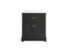 KOHLER K-29260-BD1 Charlemont 30" bathroom vanity cabinet with sink and quartz top, ferrous grey - view 3