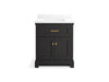 KOHLER K-29260-BD1 Charlemont 30" bathroom vanity cabinet with sink and quartz top, ferrous grey - view 4