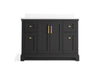 KOHLER K-29262-BD1 Charlemont 48" bathroom vanity cabinet with sink and quartz top, ferrous grey - view 3