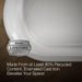 KOHLER K-29330-0B7 Volute 70-7/8" x 30-3/8" freestanding bath with base, white - view 3