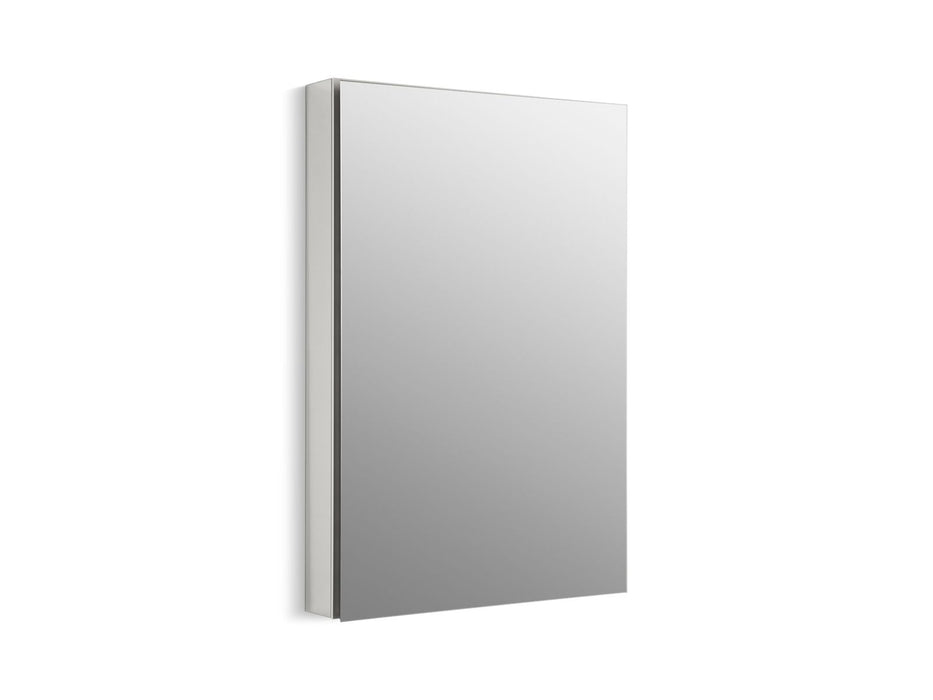 KOHLER K-2936-PG Catalan 24-1/8" W x 36-1/8" H aluminum single-door medicine cabinet with 107 degree hinge, satin...