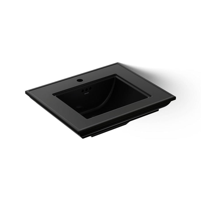 KOHLER K-29999-1 Memoirs Stately 25" pedestal/console table bathroom sink, black black - view 2