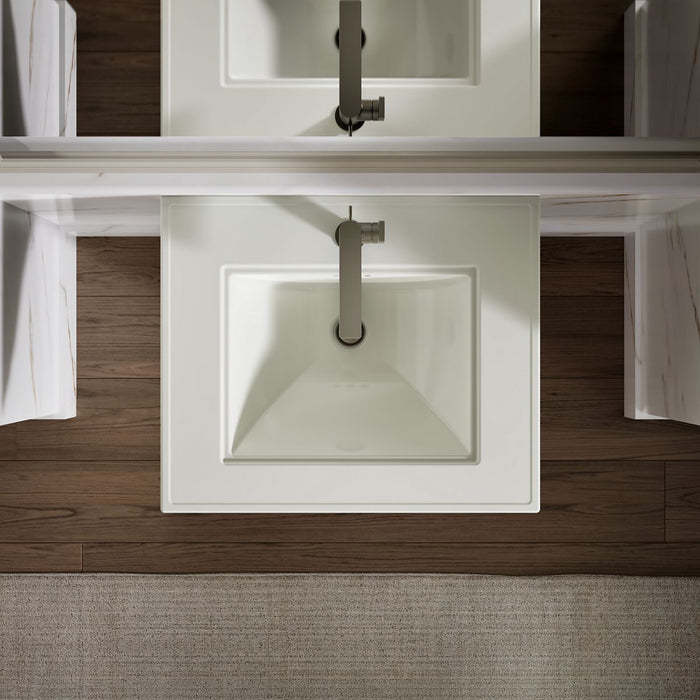 KOHLER K-29999-1 Memoirs Stately 25" pedestal/console table bathroom sink, dune - view 2