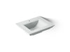 KOHLER K-29999-1 Memoirs Stately 25" pedestal/console table bathroom sink, ice grey