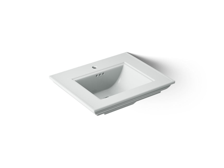 KOHLER K-29999-1 Memoirs Stately 25" pedestal/console table bathroom sink, ice grey
