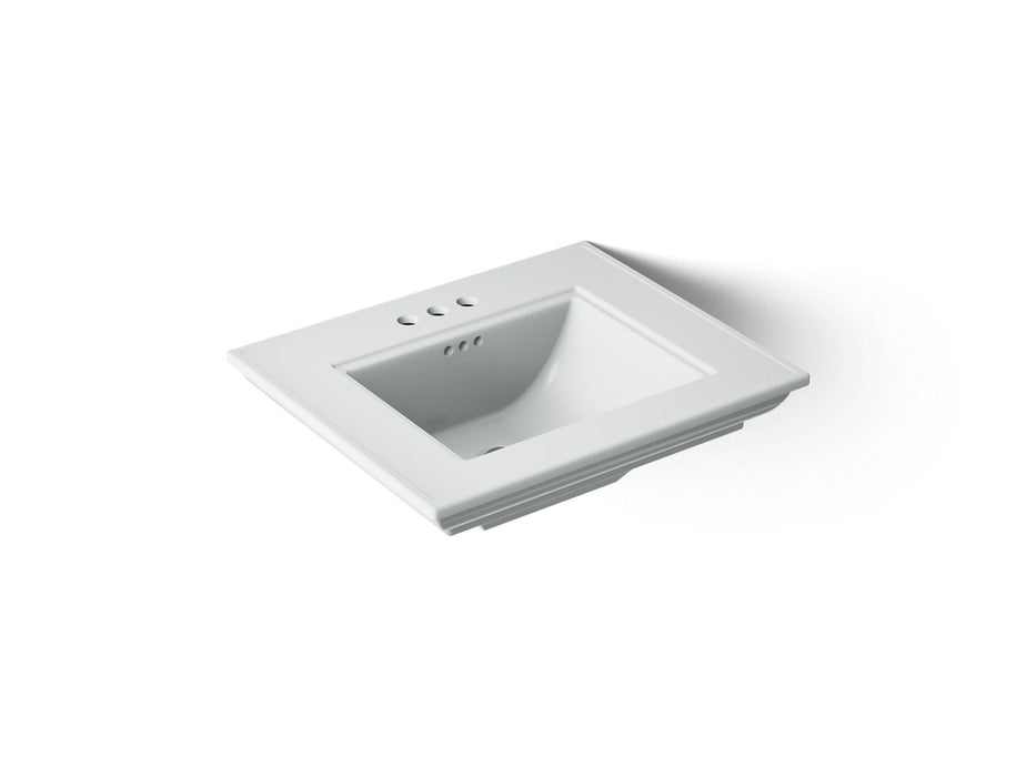 KOHLER K-29999-4 Memoirs Stately 25" pedestal/console table bathroom sink, ice grey