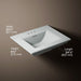 KOHLER K-29999-4 Memoirs Stately 25" pedestal/console table bathroom sink, ice grey - view 2