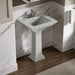 KOHLER K-29999-4 Memoirs Stately 25" pedestal/console table bathroom sink, ice grey - view 3