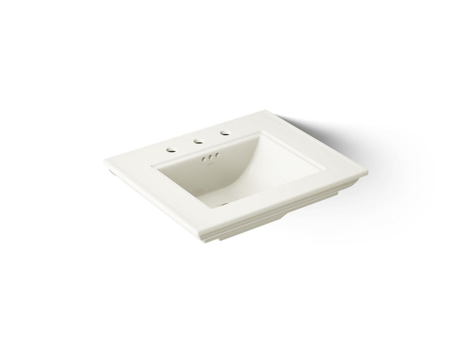 KOHLER K-29999-8 Memoirs Stately 25" pedestal/console table bathroom sink, biscuit