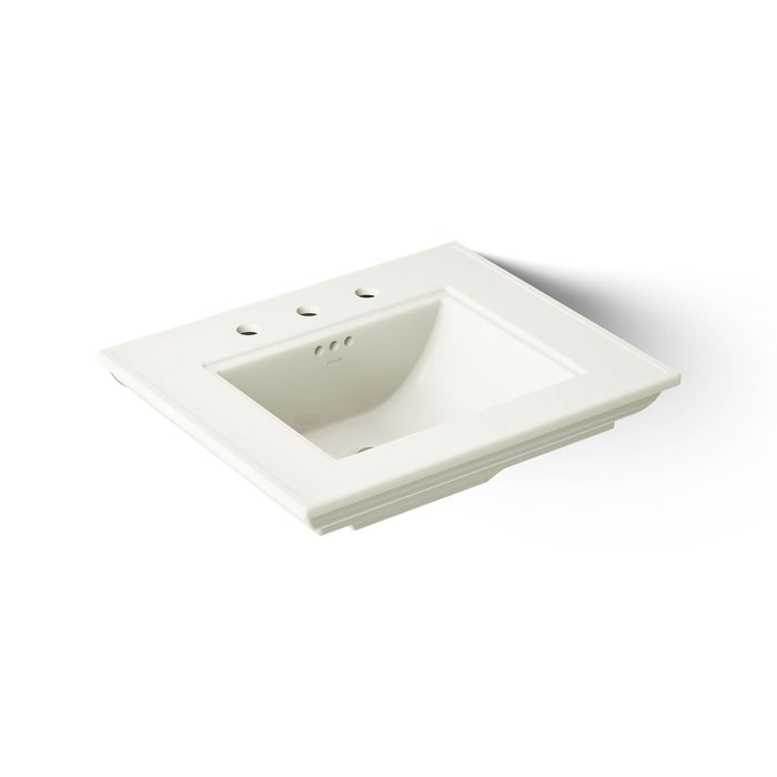 KOHLER K-29999-8 Memoirs Stately 25" pedestal/console table bathroom sink, biscuit - view 4